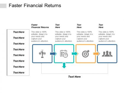 Faster financial returns ppt powerpoint presentation gallery microsoft cpb