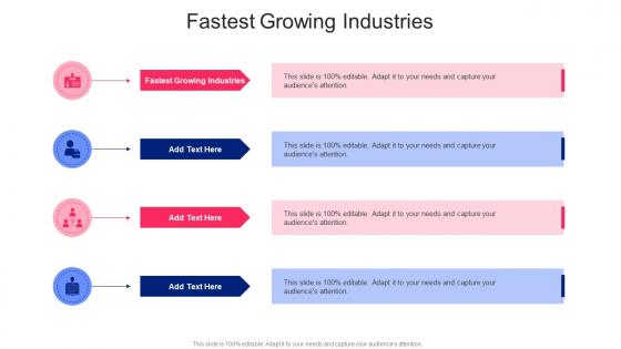 Fastest Growing Industries In Powerpoint And Google Slides Cpb