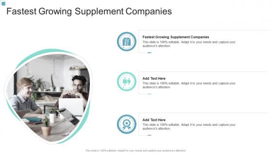 Fastest Growing Supplement Companies In Powerpoint And Google Slides Cpb