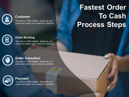 Fastest order to cash process steps