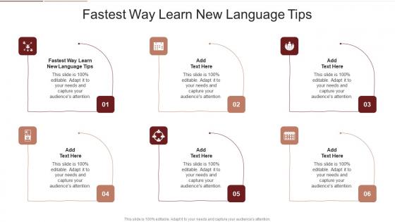 Fastest Way Learn New Language Tips In Powerpoint And Google Slides Cpb