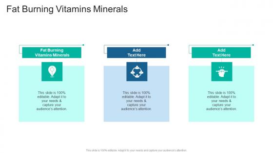 Fat Burning Vitamins Minerals In Powerpoint And Google Slides Cpb