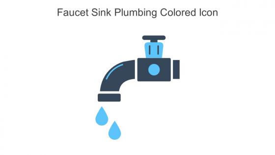 Faucet Sink Plumbing Colored Icon In Powerpoint Pptx Png And Editable Eps Format