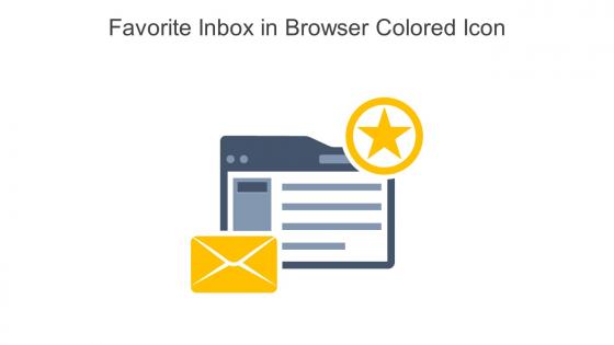 Favorite Inbox In Browser Colored Icon In Powerpoint Pptx Png And Editable Eps Format