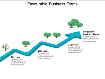 Favourable business terms ppt powerpoint presentation layouts ideas cpb