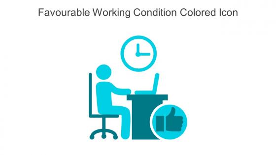 Favourable Working Condition Colored Icon In Powerpoint Pptx Png And Editable Eps Format