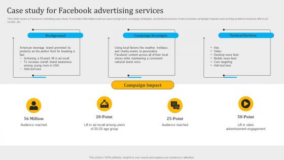 FB Advertising Agency Proposal Case Study For Facebook Advertising Services