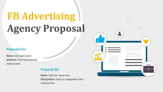 FB Advertising Agency Proposal Powerpoint Presentation Slides