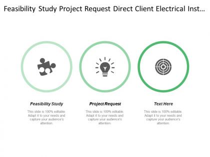 Feasibility study project request direct client electrical installer