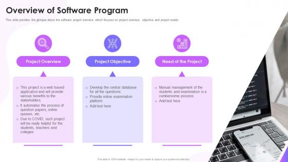 Feasibility Study Templates For Different Projects Overview Of Software Program