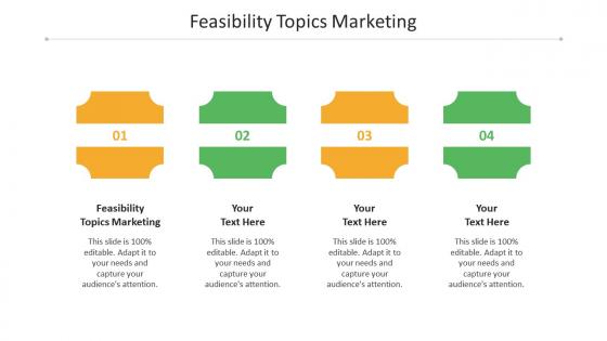 Feasibility topics marketing ppt powerpoint presentation gallery template