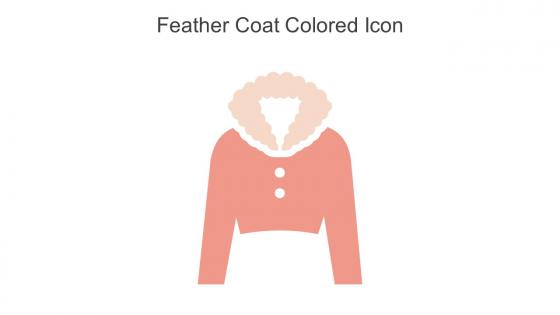 Feather Coat Colored Icon In Powerpoint Pptx Png And Editable Eps Format