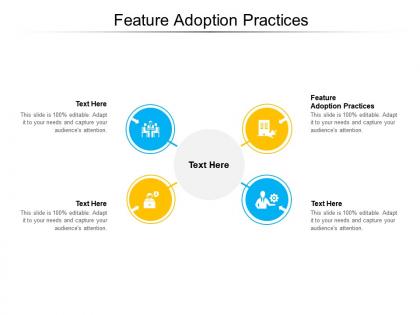 Feature adoption practices ppt powerpoint presentation infographic template objects cpb
