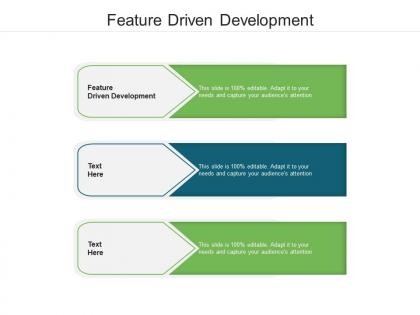 Feature driven development ppt powerpoint presentation professional file formats cpb