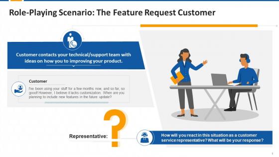 Feature Request Role Play Activity For Customer Service Edu Ppt