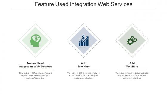 Feature Used Integration Web Services Ppt Powerpoint Presentation Model Objects Cpb