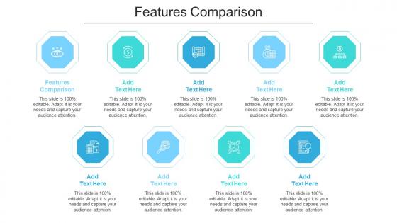 Features Comparison Ppt Powerpoint Presentation Summary Display Cpb