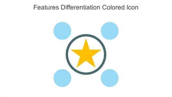 Features Differentiation Colored Icon In Powerpoint Pptx Png And Editable Eps Format