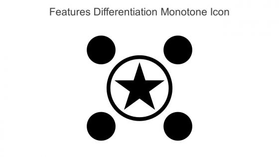 Features Differentiation Monotone Icon In Powerpoint Pptx Png And Editable Eps Format
