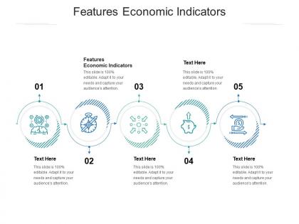 Features economic indicators ppt powerpoint presentation slides graphics download cpb