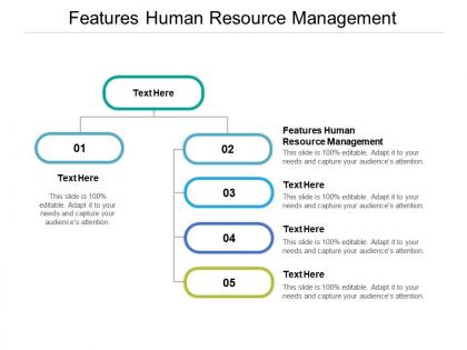 Features human resource management ppt powerpoint presentation infographic template elements cpb