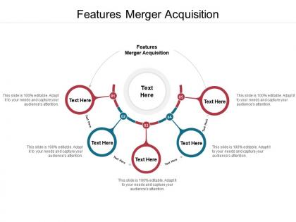 Features merger acquisition ppt powerpoint presentation file master slide cpb