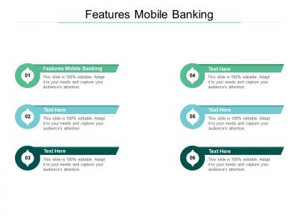 Features mobile banking ppt powerpoint presentation infographic template cpb