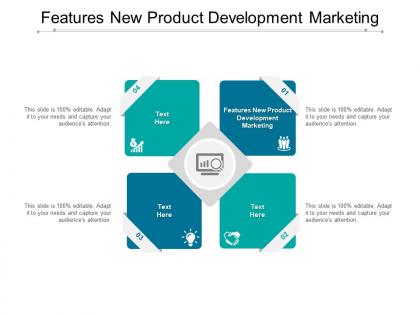 Features new product development marketing ppt powerpoint presentation styles graphics download cpb