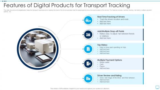Features Of Digital Products For Transport Tracking