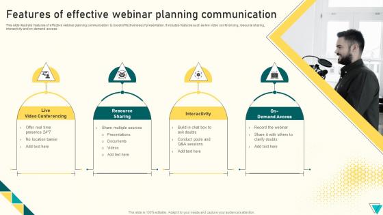 Features Of Effective Webinar Planning Communication