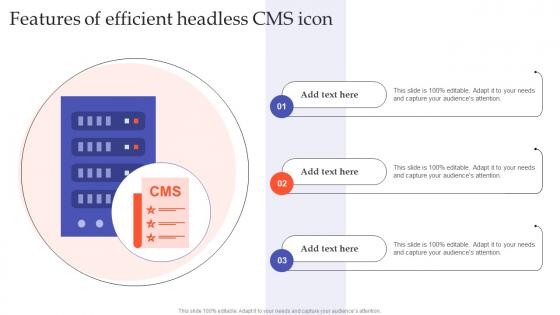 Features Of Efficient Headless CMS Icon