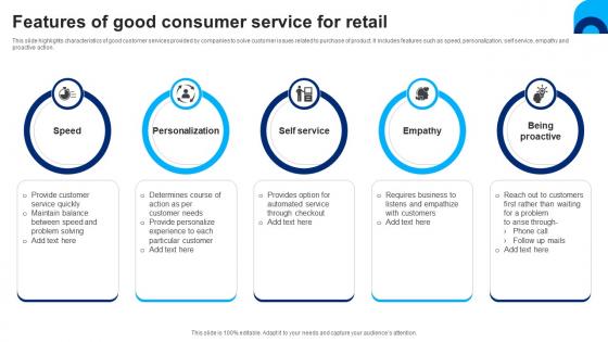 Features Of Good Consumer Service For Retail