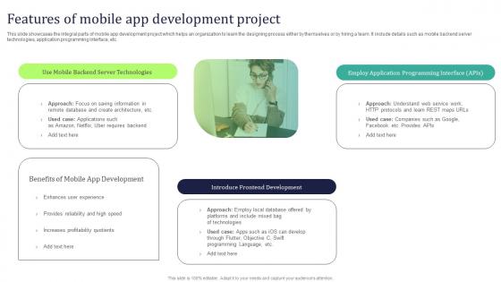 Features Of Mobile App Development Project