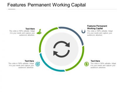 Features permanent working capital ppt powerpoint presentation inspiration backgrounds cpb