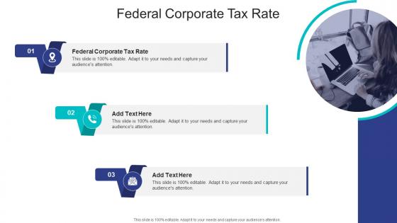 Federal Corporate Tax Rate In Powerpoint And Google Slides Cpb
