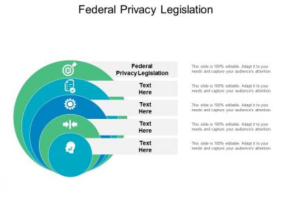 Federal privacy legislation ppt powerpoint presentation file example introduction cpb