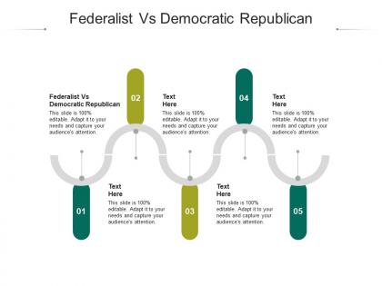 Federalist vs democratic republican ppt powerpoint presentation infographic template good cpb