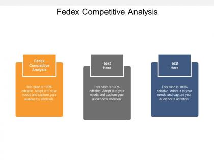 Fedex competitive analysis ppt powerpoint presentation styles graphics tutorials cpb