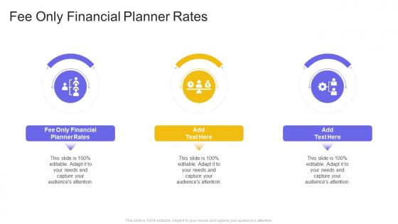 Fee Only Financial Planner Rates In Powerpoint And Google Slides Cpb
