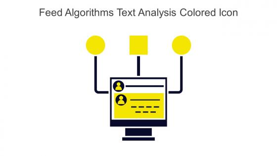 Feed Algorithms Text Analysis Colored Icon In Powerpoint Pptx Png And Editable Eps Format