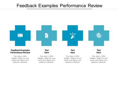 Feedback examples performance review ppt powerpoint presentation inspiration slide cpb