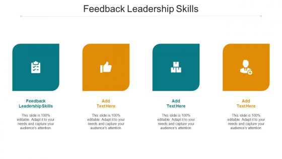 Feedback Leadership Skills Ppt Powerpoint Presentation Model Graphics Example Cpb