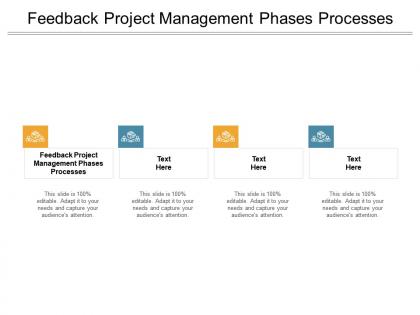 Feedback project management phases processes ppt powerpoint icons cpb