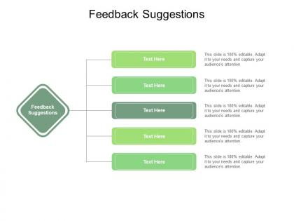 Feedback suggestions ppt powerpoint presentation infographics display cpb
