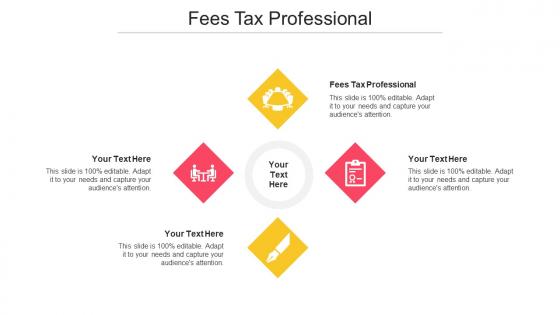 Fees Tax Professional Ppt Powerpoint Presentation Styles Ideas Cpb