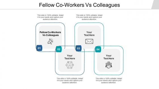 Fellow co workers vs colleagues ppt powerpoint presentation portfolio microsoft cpb