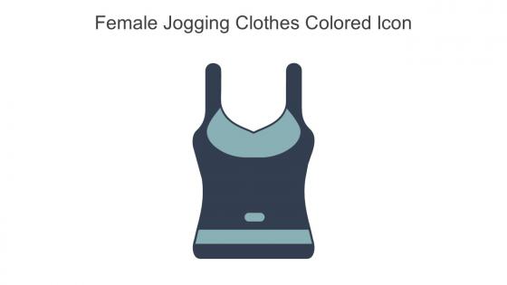 Female Jogging Clothes Colored Icon In Powerpoint Pptx Png And Editable Eps Format