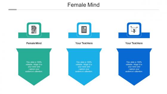 Female mind ppt powerpoint presentation design templates cpb