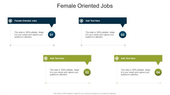 Female Oriented Jobs In Powerpoint And Google Slides Cpb