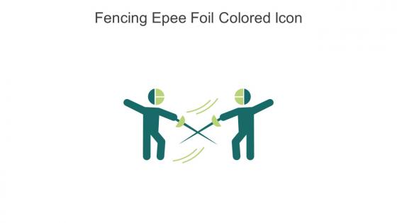 Fencing Epee Foil Colored Icon In Powerpoint Pptx Png And Editable Eps Format
